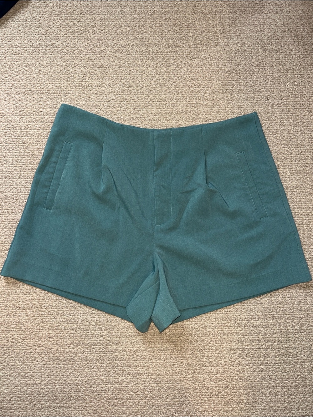 a new day Teal High-Waist Tailored Shorts